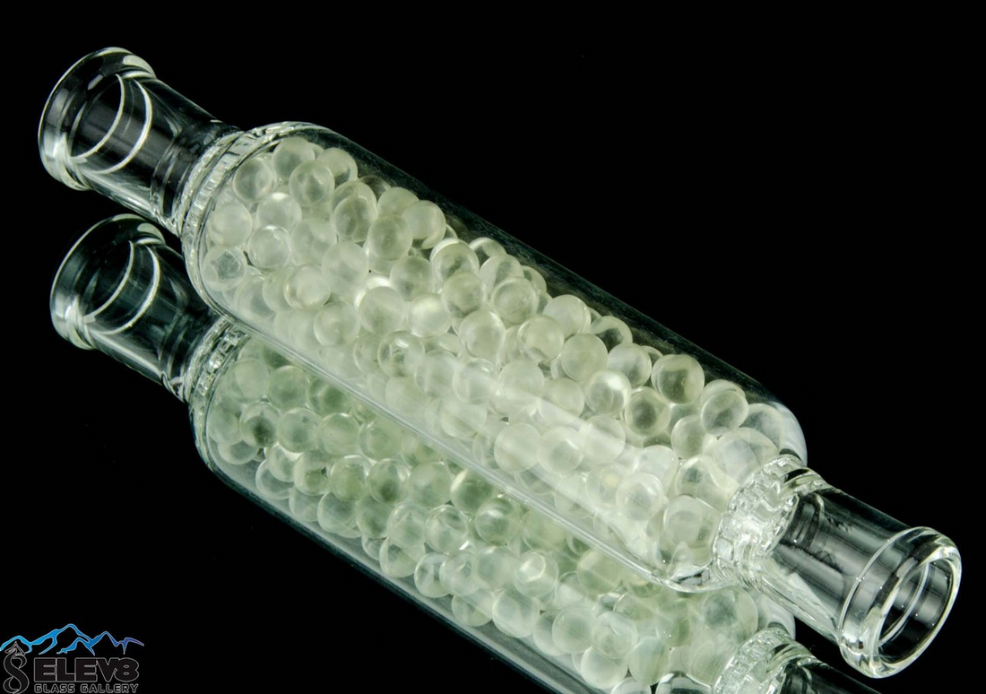 Clear - All-Glass Vapor Tamer Cooling Device