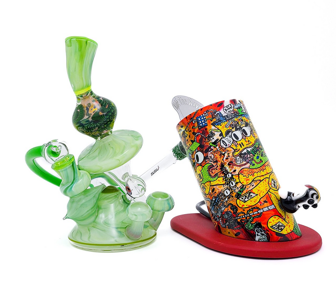 10mm Male - Clear - Water Pipe Adapter