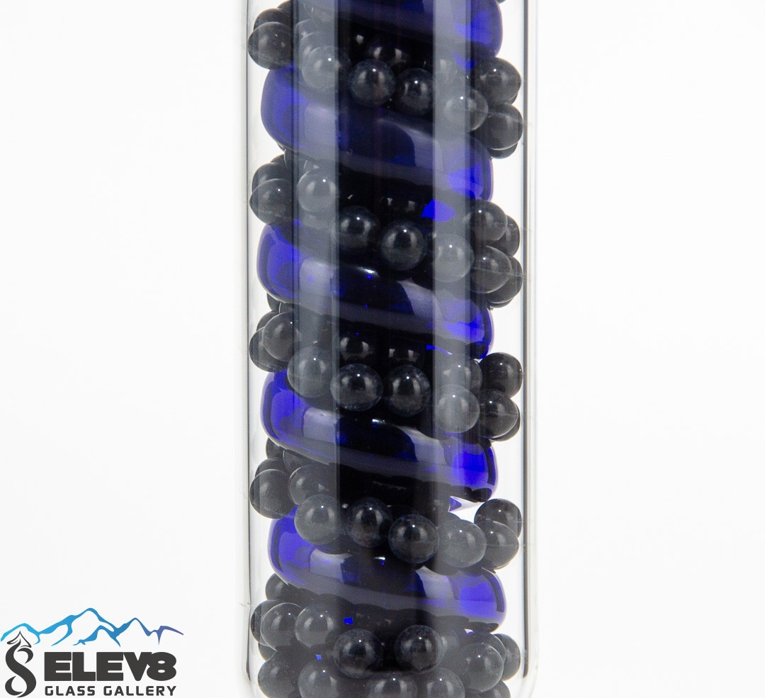 Blue - Elev8 All-Glass Vapor Tamer Saturn Cooling Device