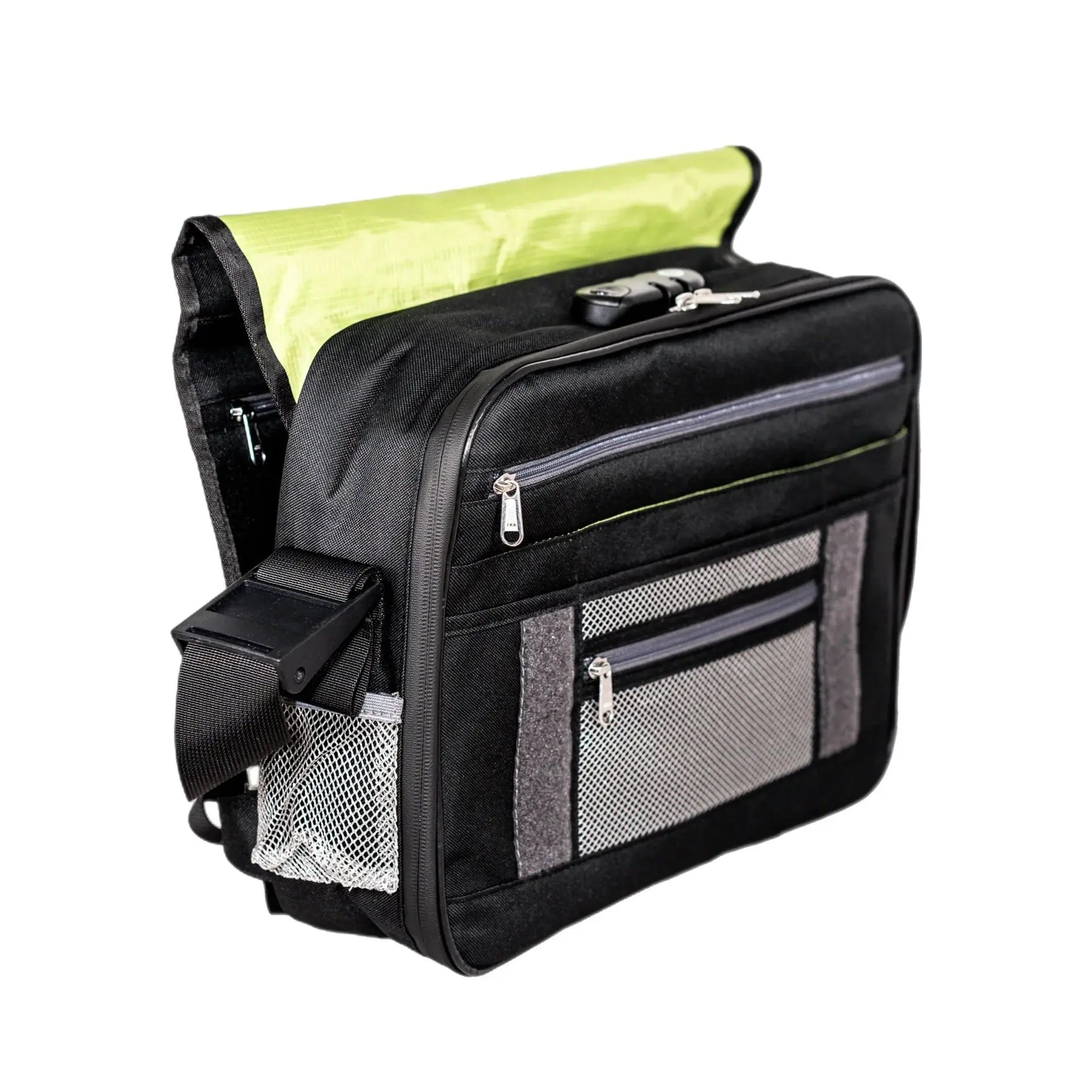 Black The RiNo Smell-Proof Messenger Bag