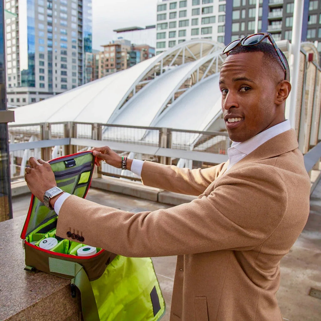 Green - The RiNo Smell-Proof Messenger Bag