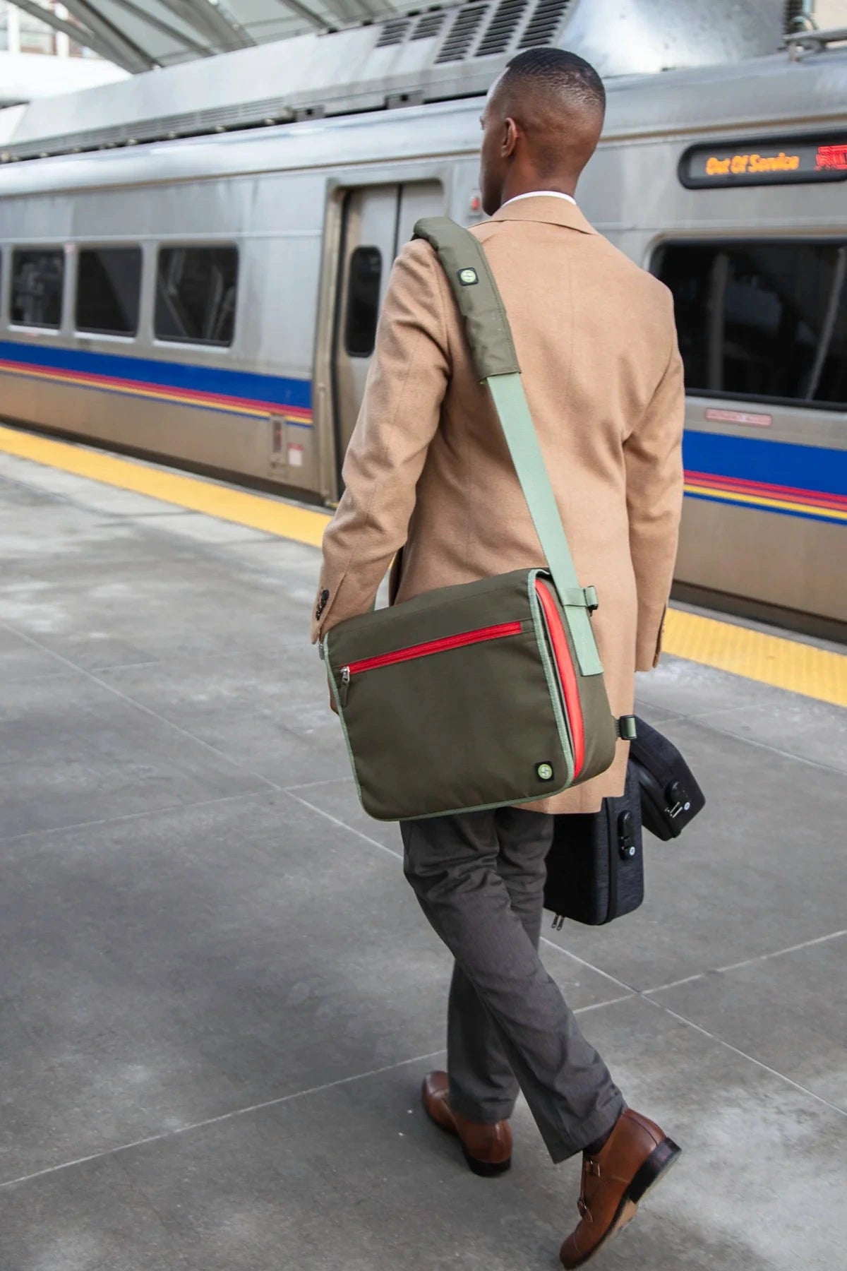 Green - The RiNo Smell-Proof Messenger Bag
